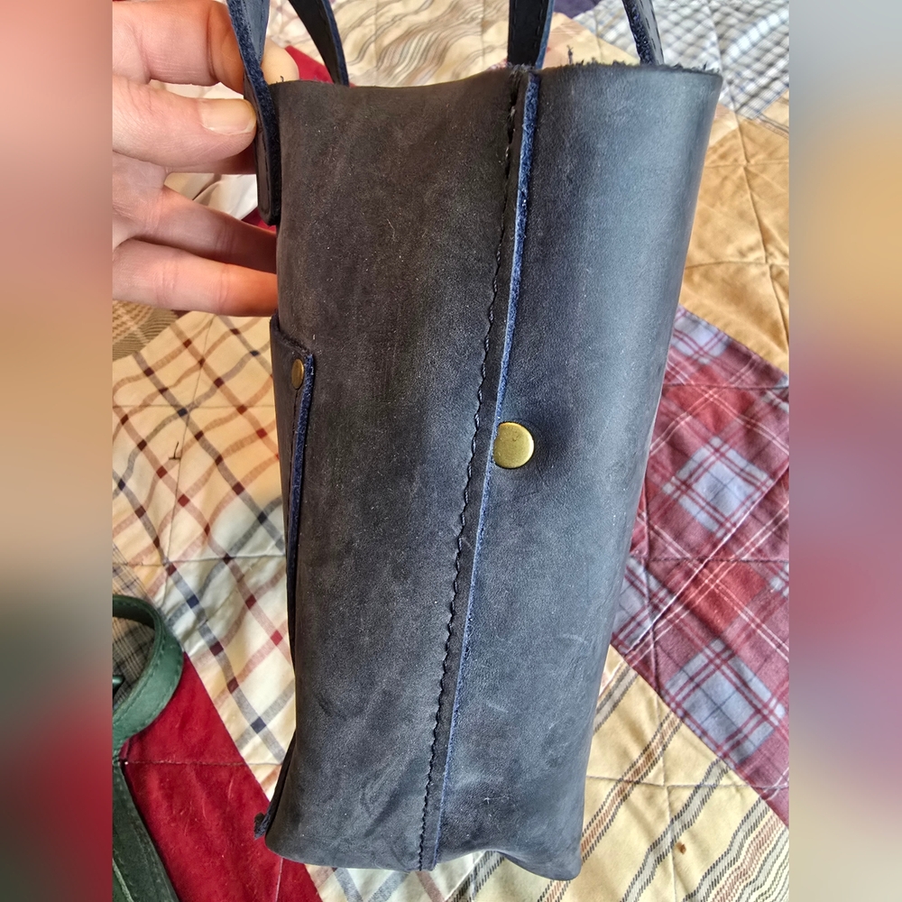 Portland Leather Deep Water Mini Crossbody - Picture 6 of 8